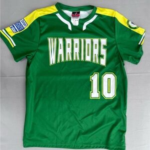 Warriors Kids Green Sports Shirt